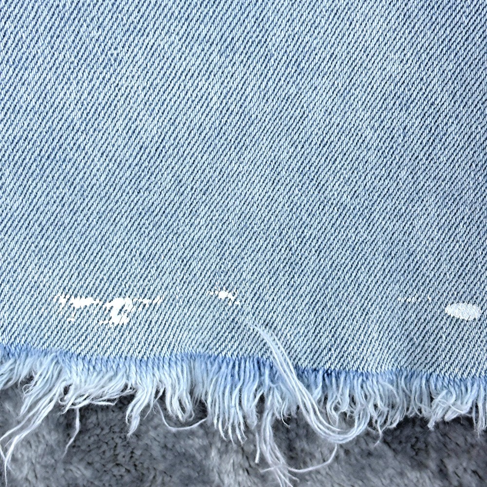 SO Womens Wide Leg Cropped Denim Jeans Raw Hem Light Wash‎ Size 13 31W - Picture 3 of 16